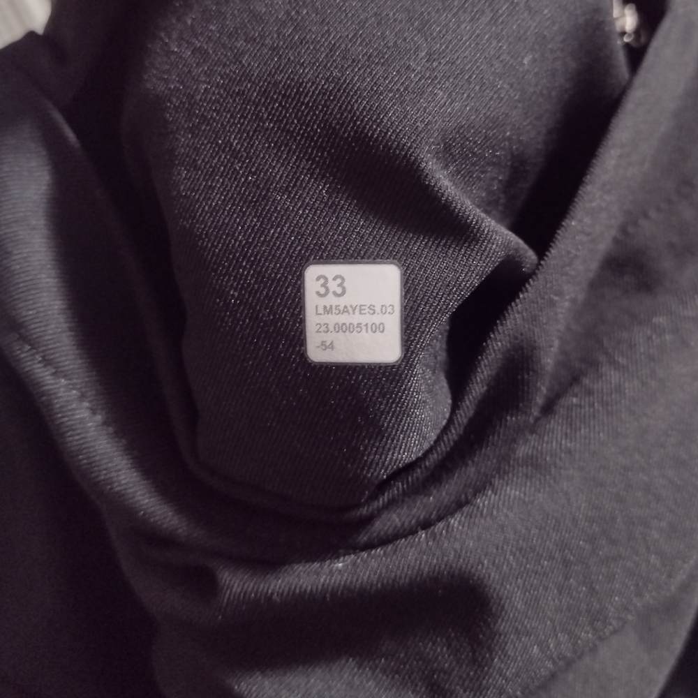 Lululemon Relaxed-Tapered Twill Trousers Black Men's Size 33 - Picture 15 of 16